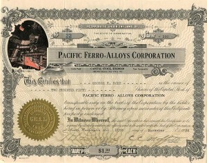 Pacific Ferro-Alloys Corporation